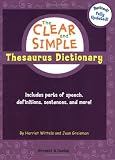Books : The Clear and Simple Thesaurus Dictionary: Revised! Fully Updated!