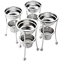 MIU Set of 4 Stainless-Steel Butter Warmers