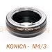 RainbowImaging Konica AR Lens Lens to Micro 4/3 Four Thirds System Camera Mount Adapter, Olympus PEN E-P1 E-P2, Panasonic Lumix DMC-GF1, GH1, G1, G2, G10, (RainbowImaging Adapter)