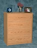 4 Drawer Dresser In Stafford Oak Finish By Ameriwood Furniture
