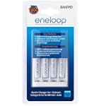 Sanyo MQR06 Caricabatterie 4x Sanyo E...