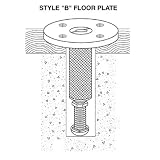 Spalding Style B Volleyball Floor Anchor