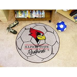 Fanmats IIllinois State Redbirds Soccer Ball-Shaped Mats