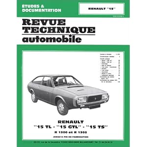 Rta 313.3 Renault 15 Tl-Gtl et Ts (1972/1979)