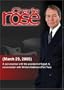 Charlie Rose with Hosni Mubarak; William Goldman (March 29, 2000)