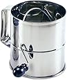 Norpro Polished 8-Cup Stainless Steel Hand Crank Sifter