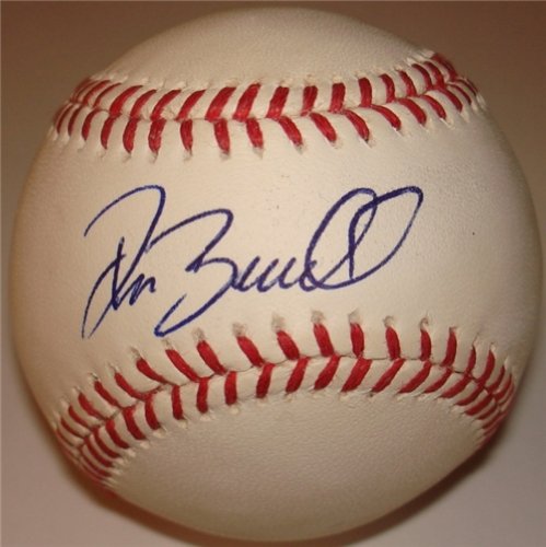 Pat Burrell Autographed/Hand Signed Official Major League Baseball