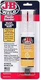 J-B Weld 50133 Plastic Bonder Structural Adhesive Syringe - Dries Tan - 25 ml