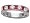 1.10 cttw Karina B(tm) Genuine Ruby Band Size 4 LIFETIME WARRANTY