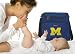 UM University of Michigan Wolverines Logo Diaper Bag College Official NCAA College Baby Bags and Shower Gifts for New Mom Dad Dads or Moms Men Man and Women Alumni