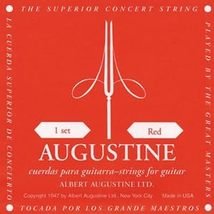 Augustine Red Label Classical Guitar Strings by Augustine