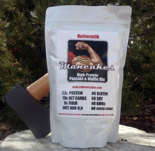 Mancakes Protein Pancake and Waffle Mix (24.7oz Bag) - Buttermilk by Mancakes