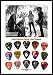 Alice In Chains Gold Edition Guitar Pick Display With 15 Guitar Picks A4 Size