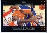2007 08 Topps Chrome Basketball Card #60 Gerald Wallace Charlotte Bobcats