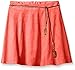 Amy Byer Girls' Big Knit Suede Circle Skirt with Belt