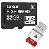 Lexar High Speed 32GB MicroSDHC 32 GB Class 10 C10 Flash Memory Card with S ....