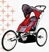 Joyrider Jogger (Red / Black) Fixed Wheel Single Jogging Stroller from Schwinn