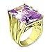 Jewelry - 21 Carat Light Amethyst CZ Ring SZ 6 title=