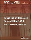 Revue La Documentation Française  / Constitution française du 4 octobre 1958