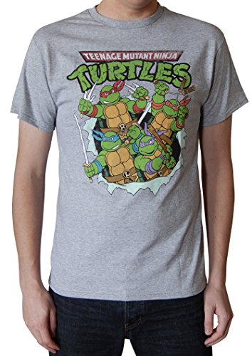 TMNT Teenage Mutant Ninja Turtles Break Through Mens T-shirt
