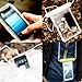 GreatShield Mariner 100% Waterproof Protective Pouch Case with Strap for Cell Phones - Small Size, White