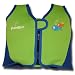 SwimBest Swim Jacket / Swim Vest - Lime/Royal Blue (Fish Logo) - 18 to 36 mnths - adjustable buoyancy