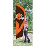 Cleveland Browns NFL Applique & Embroidered Tall Team Flag (102x30)