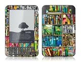 Gelaskins Kindle 3 keyboard - Bookshelf - Skin