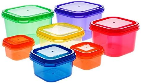 ** LAUNCH OFFER ** PariInc® 7 Piece Portion Control Containers With complete eGuide (150+ page instruction included), 100% Leak Proof, 7pcs Kit for Weight Loss, Similar to 21 Day Fix