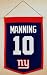 NFL New York Giants Football Player Tradition Banner - Eli Manning