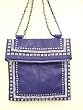 Imoshion Kyle Handbag Blue Studded Evening Bag Rocker Bag