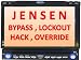 Jensen automatic video DVD Navigation bypass Hack Lockout VM9214 VM9414 VM9424 VM9324