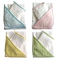 Tadpoles Basics Gingham Towel and Bath Mitt