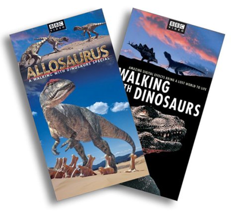 Childrens Toyshop  VHS : Allosaurus/Walking With Dinosaurs Boxed Set