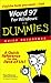 Books : Word 97 for Windows for Dummies Quick Reference
