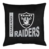 Oakland Raiders Locker Room Pillow (18x18) NFL