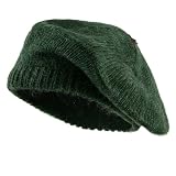 Mohair Beret - Green W08S67C