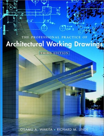 The Professional Practice of Architectural Working Drawings under The Books Store