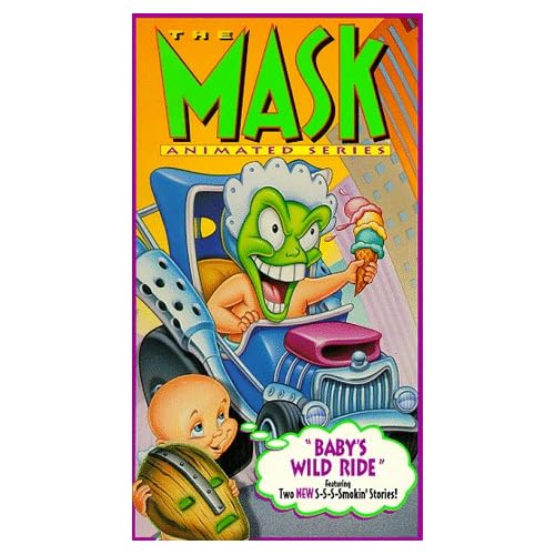 The Mask Animated Series Baby's Wild Ride [VHS] Voices of Tim Curry, Rob Paulsen