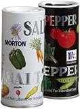 Morton's Salt/McCormick Pepper Double Pack, 5.25-Ounce Shakers (Pack of 12)