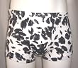 Mens Boy Short Swimwear Nylon/Lycra Black Pony Print