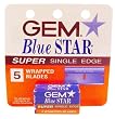 Gem Blue Star Super Single Edge 5 wrapped Blades (Buy 1 Get 1 Free)