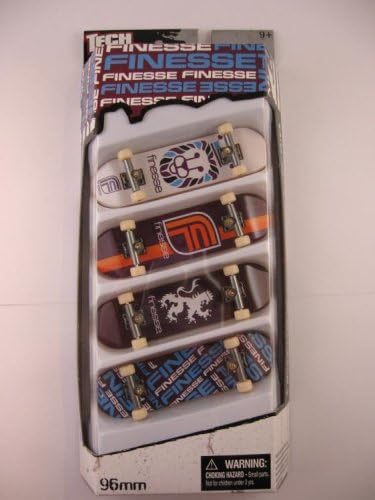 Tech Deck Skateboard 4 Pack FINESSE Skateboarding Spin Master Spinmaster