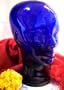 Blue Glass Mannequin Head MAN