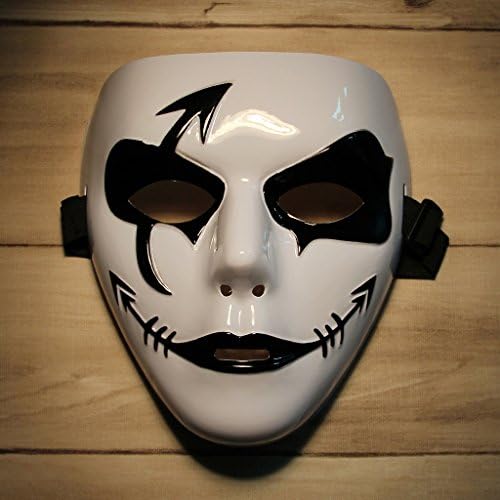 10YEAR® Fashion Hip-hop Style Mask for Halloween Party Black + White