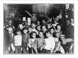 Historic Print (L): #113 Indianapolis Newsboys waiting for the Base Ball edition, in a Newspaper office. Bad