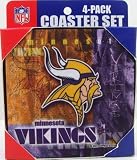 Minnesota Vikings Coaster Set (4 Pack)