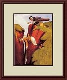 The Only Way! by Charles Crombie - Framed Artwork