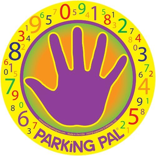 Parking Pal Car Magnet - Parking Lot Safety for Children - Numbers