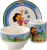 Eigenschaften United Labels AG 0114103 / United Labels 0114103 - Dora-Frühstücksset mit Tasse, Teller und Schale aus Keramik